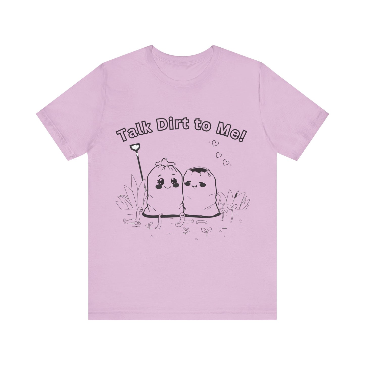T-Shirt: Funny Soil Bags Flirting 'Talk Dirt To Me' Design