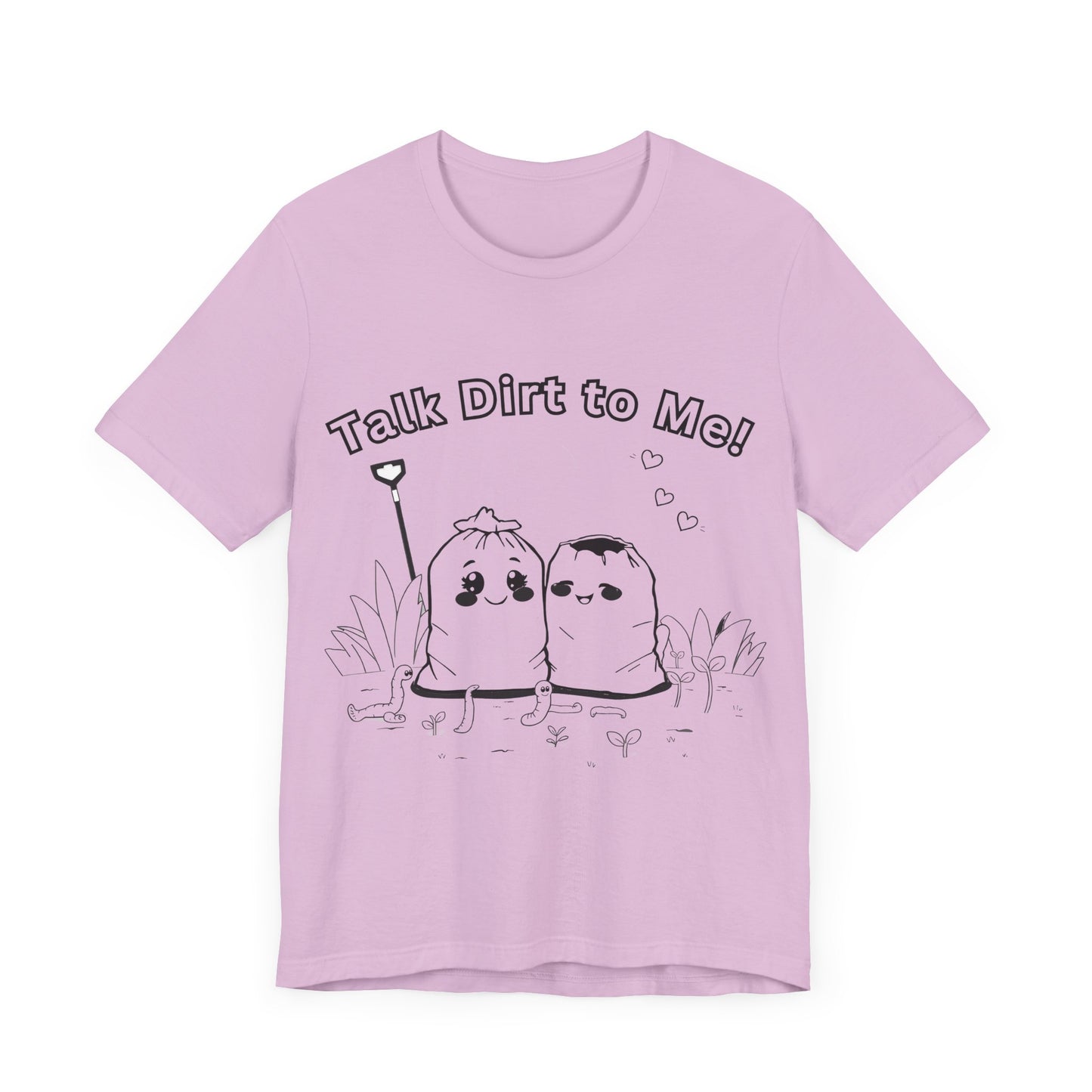 T-Shirt: Funny Soil Bags Flirting 'Talk Dirt To Me' Design
