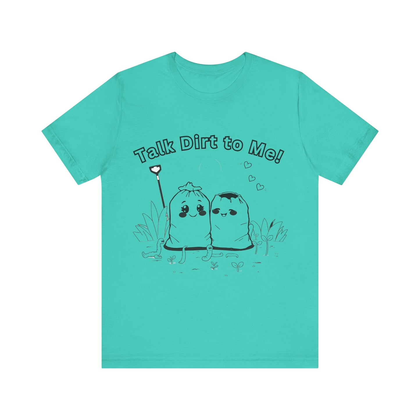 T-Shirt: Funny Soil Bags Flirting 'Talk Dirt To Me' Design