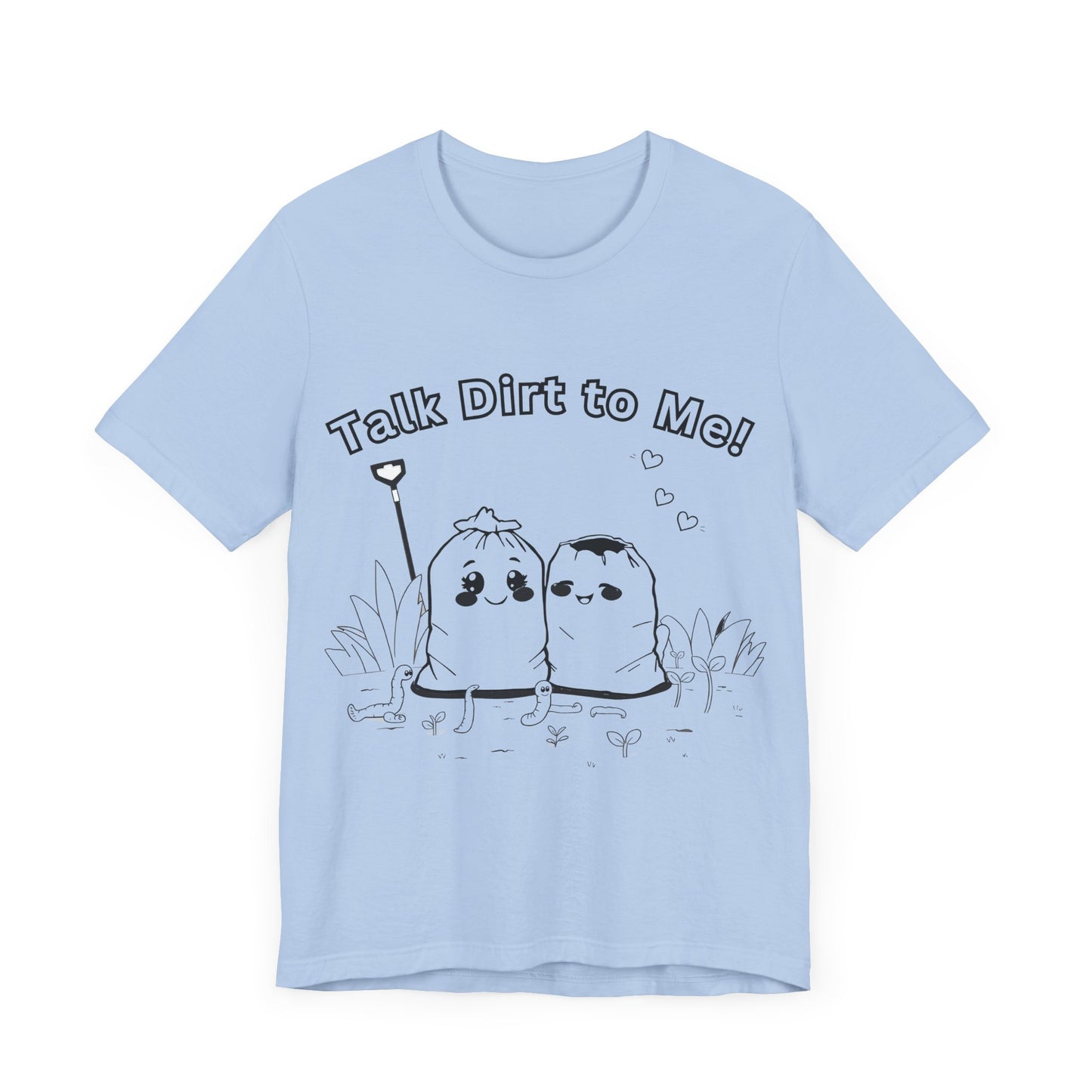 T-Shirt: Funny Soil Bags Flirting 'Talk Dirt To Me' Design
