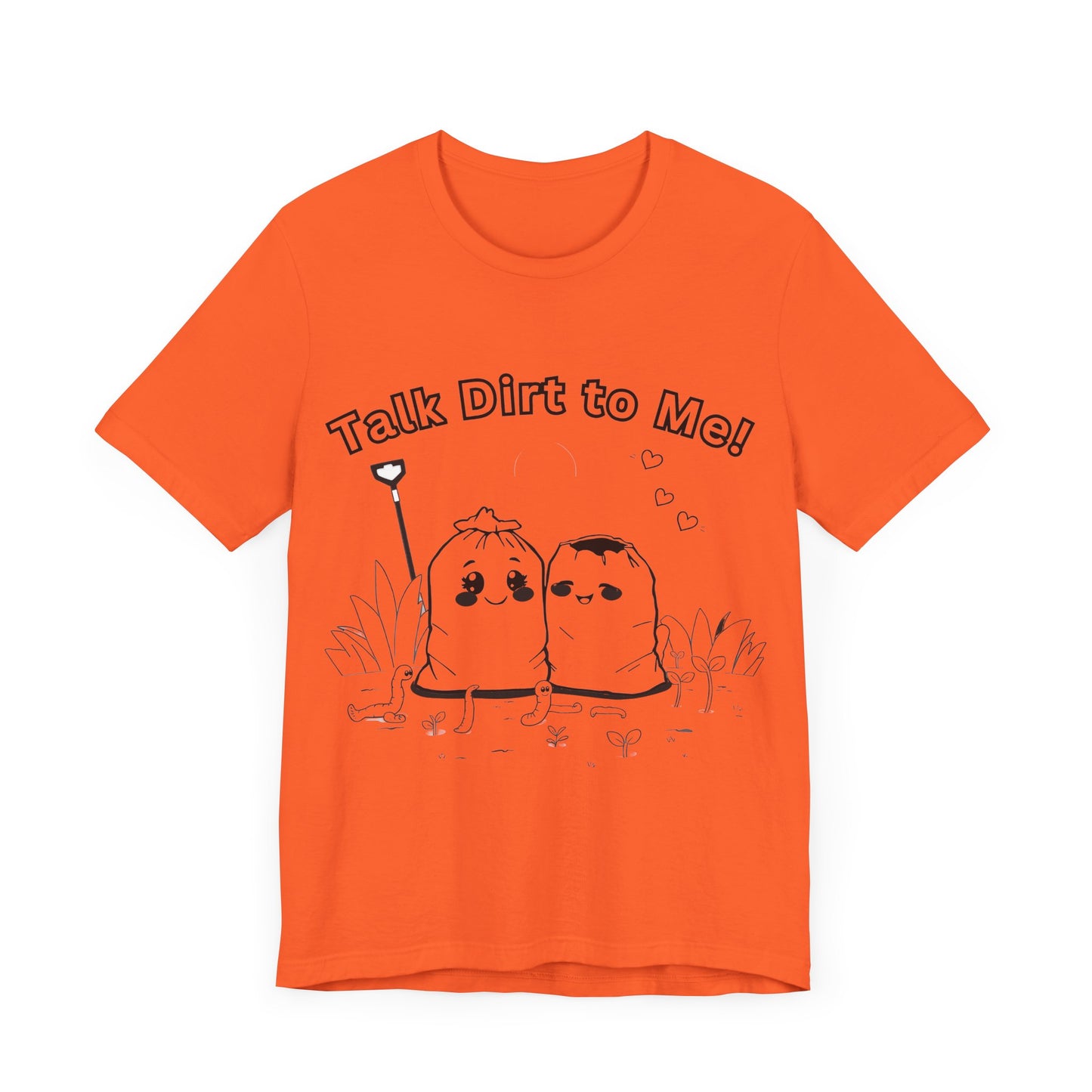 T-Shirt: Funny Soil Bags Flirting 'Talk Dirt To Me' Design