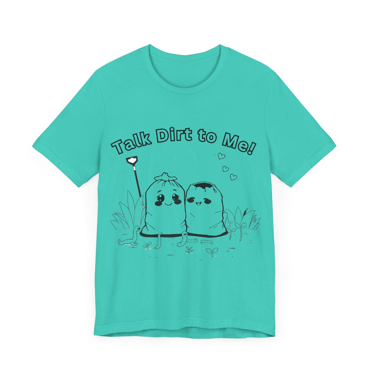 T-Shirt: Funny Soil Bags Flirting 'Talk Dirt To Me' Design