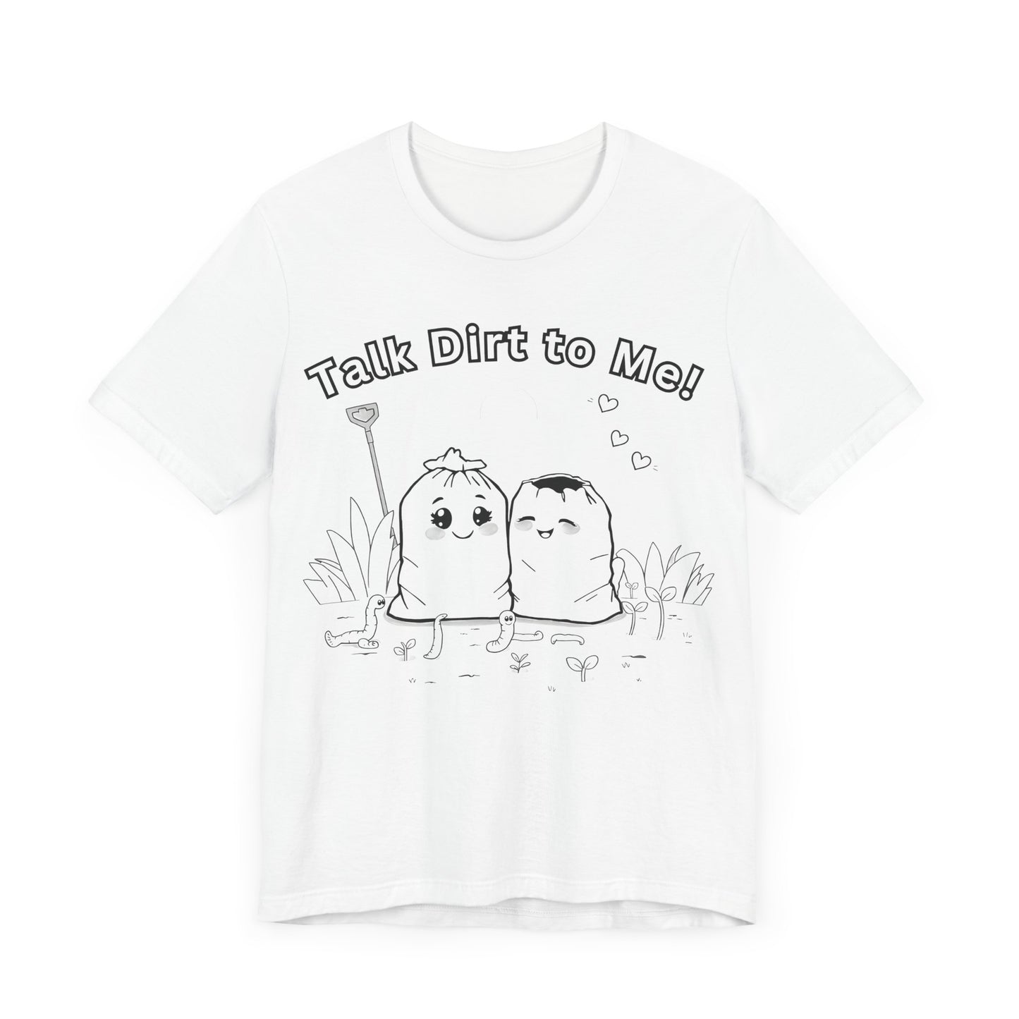 T-Shirt: Funny Soil Bags Flirting 'Talk Dirt To Me' Design