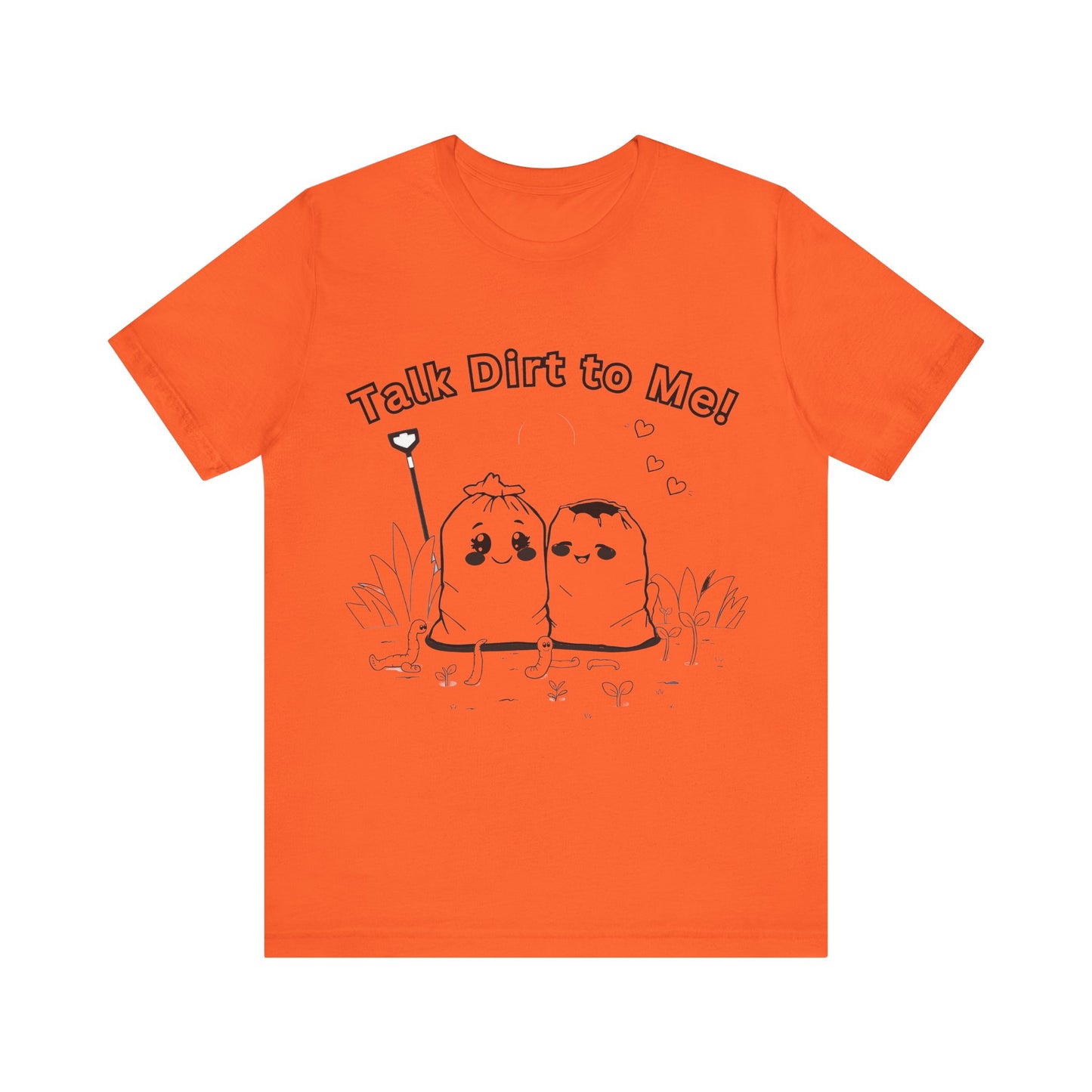 T-Shirt: Funny Soil Bags Flirting 'Talk Dirt To Me' Design