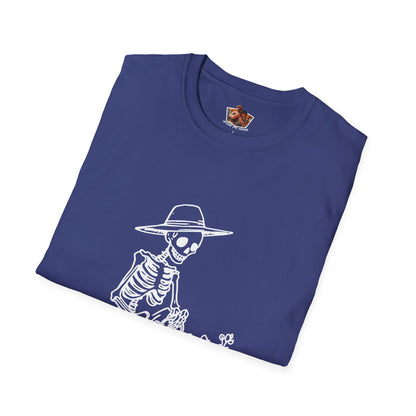 Funny Gardening Skeleton T-Shirt - "Just One More Plant" - Unisex Softstyle Tee